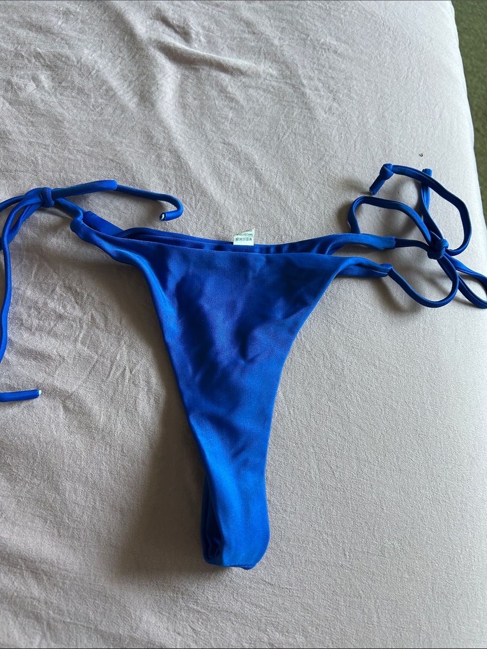 Blue Tie-Side Bikini Bottom - Women Swim